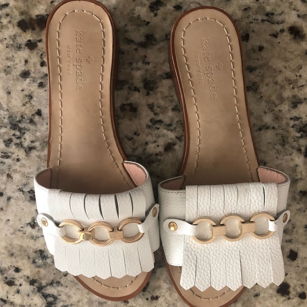 Kate Spade slip on sandals